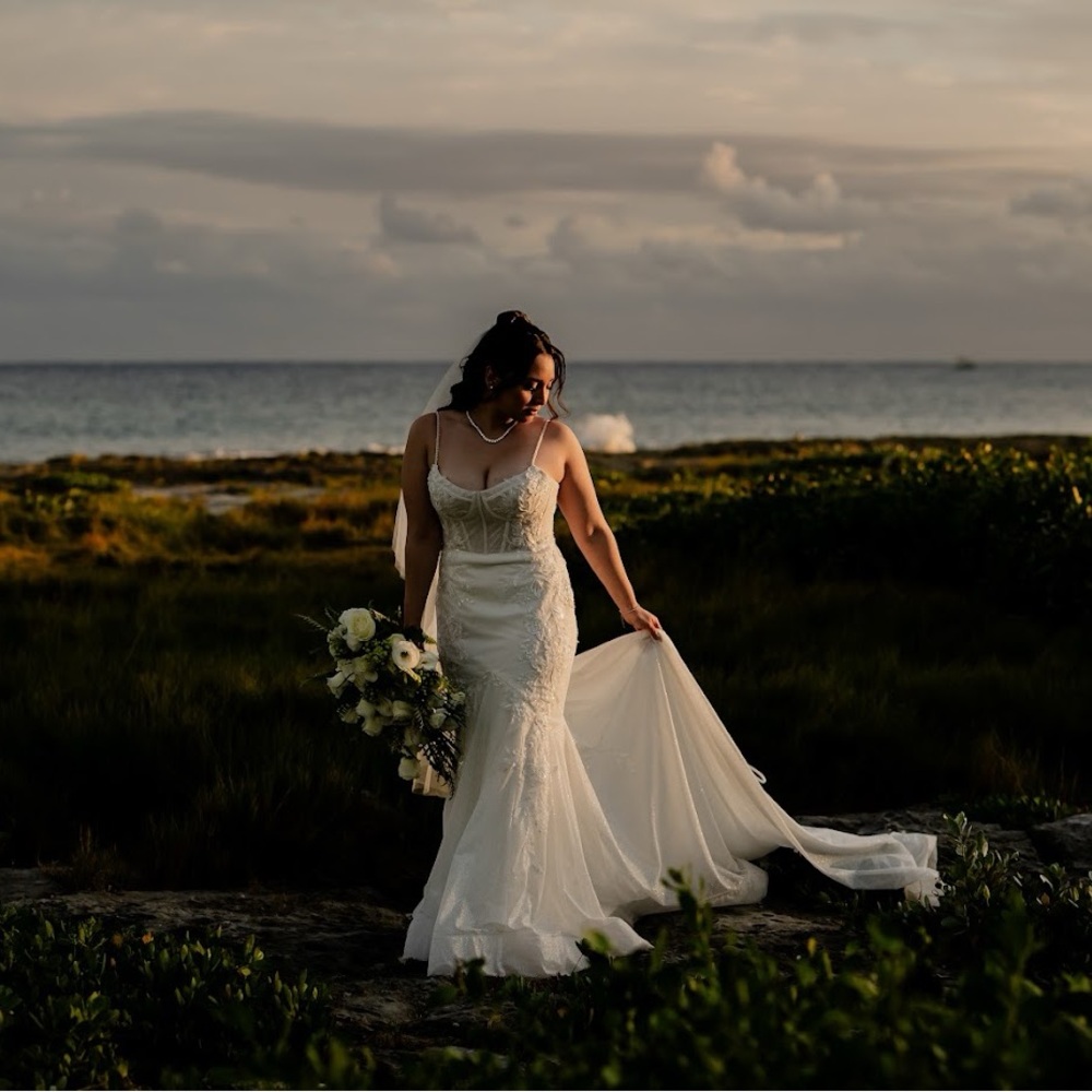 Elegant White Bridal Gown